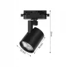 Reflektor szynowy LED lampa szynoprzewód sufitowy oprawa spot GU10 1-FAZA-5904703011996