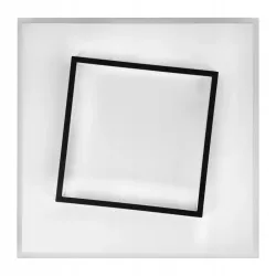 Lampa LED panel żyrandol plafon 40x40 cm 32W 4000K czarna XUDO-5904703012559