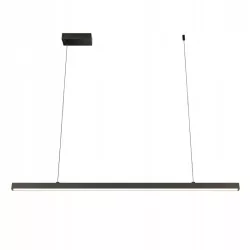 Lampa LED wisząca żyrandol liniowa biurowa 120cm 4000K czarna XUDO-5904703012580