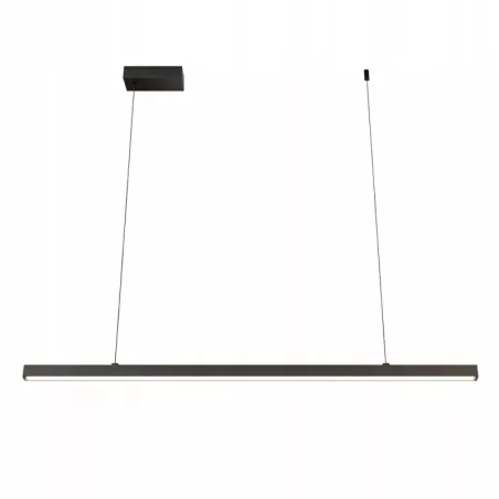 Lampa LED wisząca żyrandol liniowa biurowa 120cm 4000K czarna XUDO-5904703012580