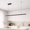Lampa LED wisząca żyrandol liniowa biurowa 120cm 4000K czarna XUDO-5904703012580