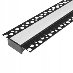 Profil Aluminiowy LED 2m Do Płyt GK Gipsowych 20mm Wpuszczany Regips klosz-5904703014546