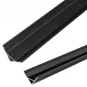 Profil LED aluminiowy narożny do TAŚMY Z KLOSZEM 2m kątowy czarny-5904703014652