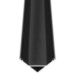 Profil LED aluminiowy narożny do TAŚMY Z KLOSZEM 2m kątowy czarny-5904703014669