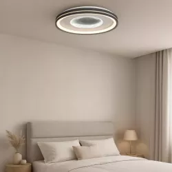 Lampa sufitowa plafon LED regulacja 68W 3 BARWY pilot czarny XUDO-5904703014799