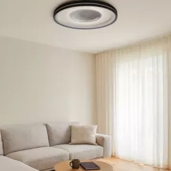 Lampa sufitowa plafon LED regulacja 68W 3 BARWY pilot czarny XUDO-5904703014799