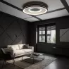 Lampa sufitowa plafon LED regulacja 68W 3 BARWY pilot czarny XUDO-5904703014799