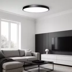 Lampa sufitowa plafon LED regulacja 32W 30cm 3 BARWY czarny XUDO-5904703014911