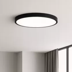 Lampa sufitowa plafon LED regulacja 32W 30cm 3 BARWY czarny XUDO-5904703014911