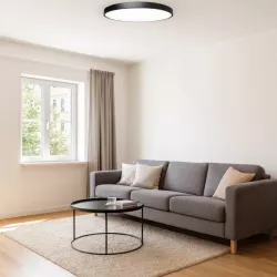 Lampa sufitowa plafon LED regulacja 32W 30cm 3 BARWY czarny XUDO-5904703014911