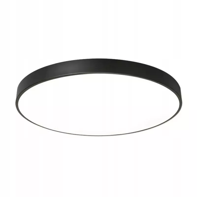 PLAFON LED LAMPA SUFITOWA DUŻA 72W 3000-6500K 50CM OKRĄGŁA CZARNA-5904703014959