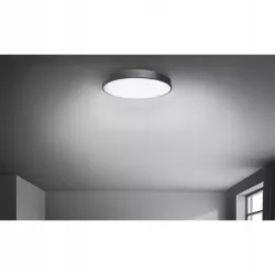 PLAFON LED LAMPA SUFITOWA DUŻA 72W 3000-6500K 50CM OKRĄGŁA CZARNA-5904703014959