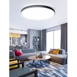 PLAFON LED LAMPA SUFITOWA DUŻA 72W 3000-6500K 50CM OKRĄGŁA CZARNA-5904703014959