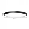 Lampa sufitowa plafon LED regulacja 142W 78cm 3 BARWY czarny TUYA XUDO-5904703014973