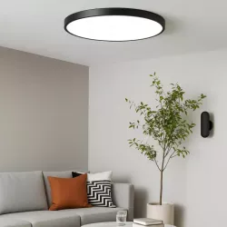 Lampa sufitowa plafon LED regulacja 142W 78cm 3 BARWY czarny TUYA XUDO-5904703014973