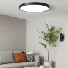 Lampa sufitowa plafon LED regulacja 142W 78cm 3 BARWY czarny TUYA XUDO-5904703014973