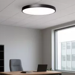 Lampa sufitowa plafon LED regulacja 142W 78cm 3 BARWY czarny TUYA XUDO-5904703014973