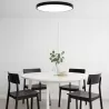 Lampa sufitowa plafon LED regulacja 142W 78cm 3 BARWY czarny TUYA XUDO-5904703014973