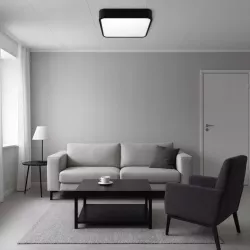 Lampa sufitowa plafon LED regulacja 32W 30cm 3 BARWY czarny XUDO-5904703014874