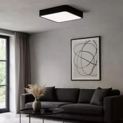 Lampa sufitowa plafon LED regulacja 32W 30cm 3 BARWY czarny XUDO-5904703014874