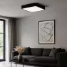 Lampa sufitowa plafon LED regulacja 32W 30cm 3 BARWY czarny XUDO-5904703014874