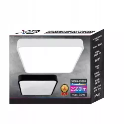 Lampa sufitowa plafon LED regulacja 32W 30cm 3 BARWY biały XUDO-5904703014867