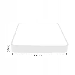 Lampa sufitowa plafon LED regulacja 32W 30cm 3 BARWY biały XUDO-5904703014867