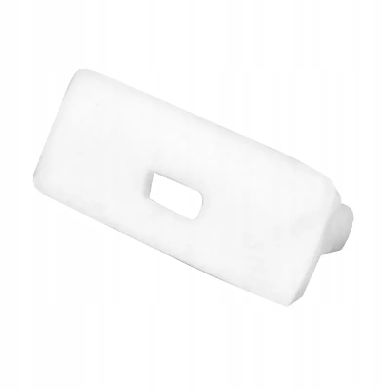 Zaślepki do profili LED PCV Slim z otworem biała-5908263383296