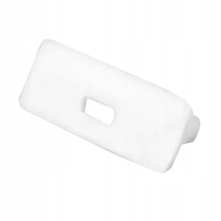 Zaślepki do profili LED PCV Slim z otworem biała-5908263383296