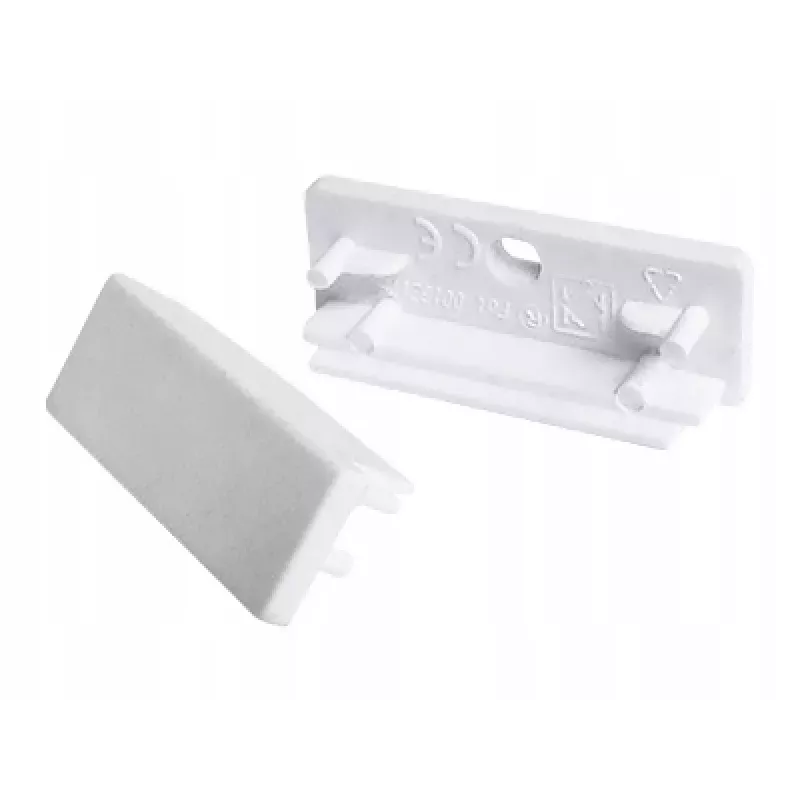 KOMPLET zaślepki BIAŁE do profilu WIDE - 2szt-5908263382961