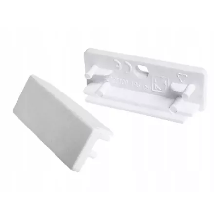 KOMPLET zaślepki BIAŁE do profilu WIDE - 2szt-5908263382961