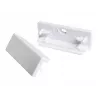 KOMPLET zaślepki BIAŁE do profilu WIDE - 2szt-5908263382961