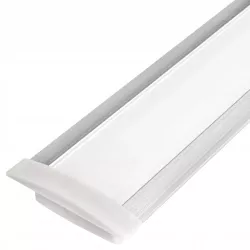 Profil Aluminiowy LED 2m wpuszczany Do Taśmy z Kloszem zaślepka uchwyt-5908263382459