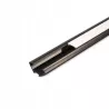 Profil LED Corner narożny czarny 22x12mm PVC klosz MLECZNY-5908263383074