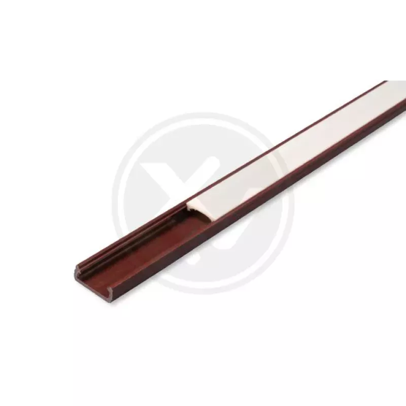Profil LED PCV 16x7 Slim brązowy 2m Mleczny-5908263382886