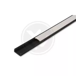Profil LED PCV 16x7 Slim czarny 2m Mleczny-5908263382909