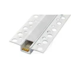 Profil LED PCV 50x12 Wpuszczany GK biały 1m Mleczn-5903002034569