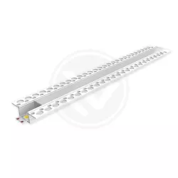 Profil LED PCV 50x12 Wpuszczany GK biały 1m Transp-5908263381537