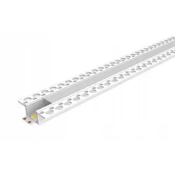 PROFIL LED wpuszczany wpust DO PŁYT KARTON GIPS 2M biały klosz mleczny-5908263389793