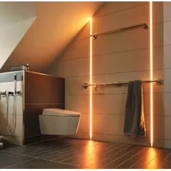 Profil LED Profil Do Taśm LED Wpuszczany GK Biały Transparentny Klosz 2m-5908263389809