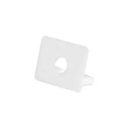 Zaślepka Master LED PCV GK Glazura z otworem biała-5904703006459