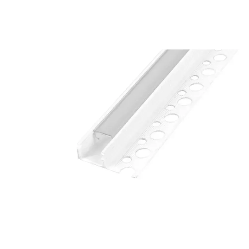 Profil LED PCV 33x12 Wpusz glazura biały 2m Trans-5904703007616