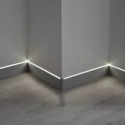 PROFIL LED aluminiowy 10mm do GK karton gips płytek kafli glazur 2m + klosz-5904703015451