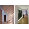 PROFIL LED aluminiowy 10mm do GK karton gips płytek kafli glazur 2m + klosz-5904703015451