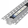 PROFIL LED aluminiowy WPUSZCZANY 10mm do GK płytek kafli glazur 1m + klosz-5904703016090