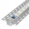 PROFIL LED aluminiowy WPUSZCZANY 10mm do GK płytek kafli glazur 1m + klosz-5904703016090