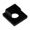 Zaślepka do profilu Master LED GK do płytek czarna z otworem-5904703015154