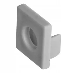 Zaślepka do profilu Master LED GK do płytek szara z otworem-5904703015161