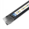 Profil LED narożny do TAŚMY LED Z KLOSZEM 1m aluminiowy kątowy-5904703016052