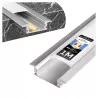 profil LED aluminiowy TAŚMY Z KLOSZEM 1m wpuszczany anodowany + klosz-5904703015987